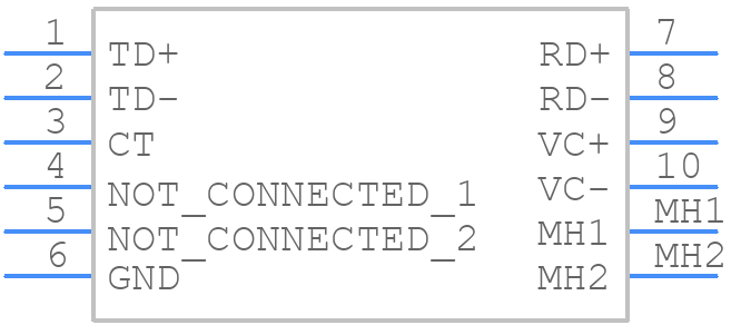 G8X-188S7-BP - Kycon - PCB symbol
