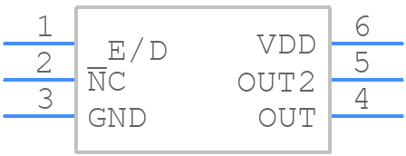 XLL73V644.531250X - Renesas Electronics - PCB symbol
