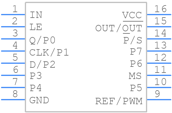 DS1023S-50+ - Analog Devices - PCB symbol
