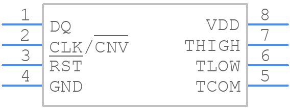 DS1726U+ - Analog Devices - PCB symbol