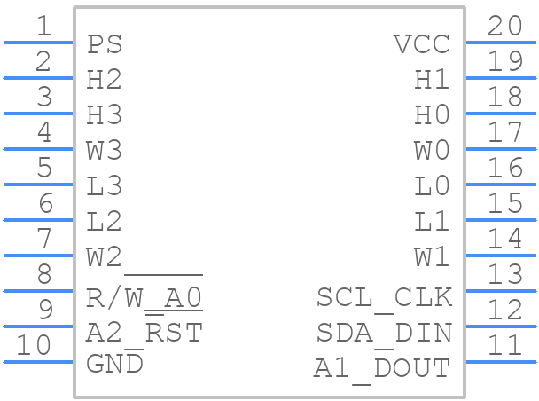 DS1844E-100+ - Analog Devices - PCB symbol