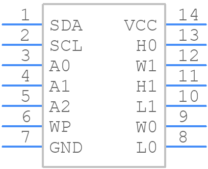 DS1855E-010+ - Analog Devices - PCB symbol
