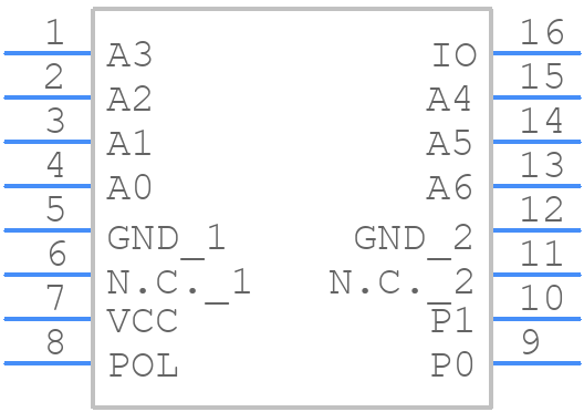 DS28E04S-100+ - Analog Devices - PCB symbol