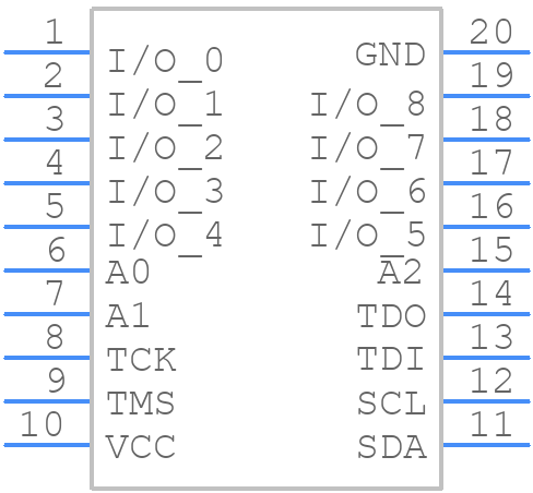 DS4550E+ - Analog Devices - PCB symbol