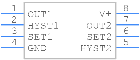 ICL7665CSA+ - Analog Devices - PCB symbol