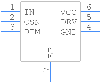MAX16820ATT+T - Analog Devices - PCB symbol