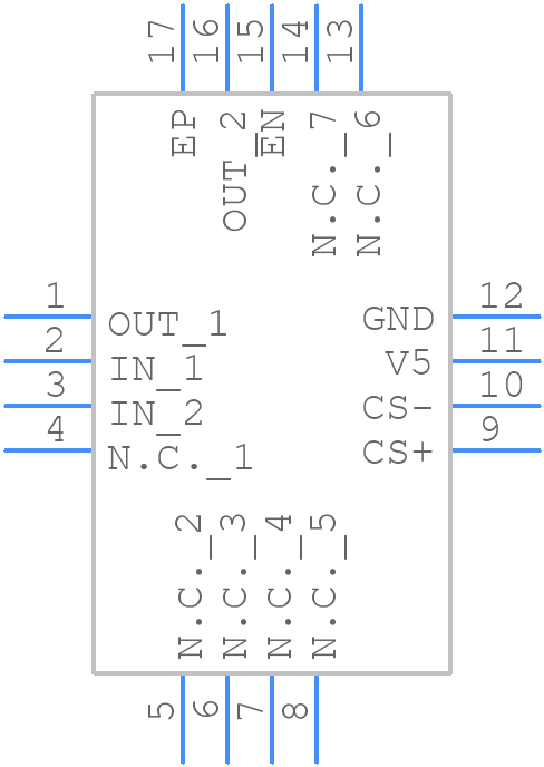 MAX16835ATE+ - Analog Devices - PCB symbol