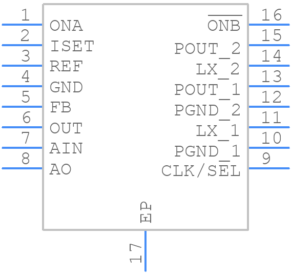 MAX1763EUE+ - Analog Devices - PCB symbol