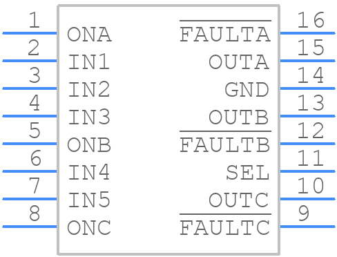 MAX1940EEE+ - Analog Devices - PCB symbol