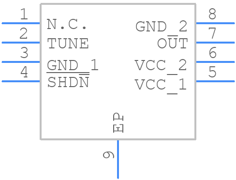 MAX2623EUA+ - Analog Devices - PCB symbol