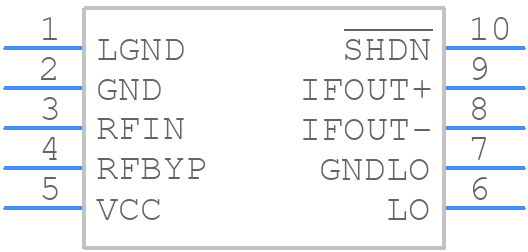 MAX2690EUB+ - Analog Devices - PCB symbol