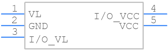 MAX3370EXK+T - Analog Devices - PCB symbol