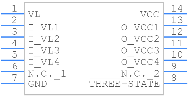 MAX3379EEUD+ - Analog Devices - PCB symbol