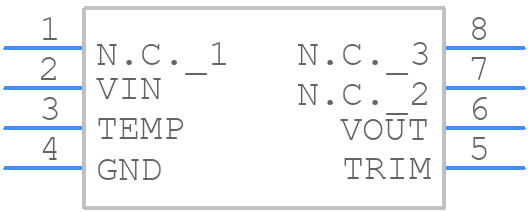 MAX675ESA+T - Analog Devices - PCB symbol