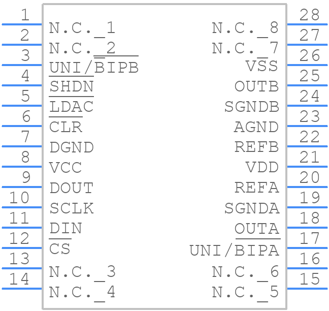 MAX5322EAI+ - Analog Devices - PCB symbol