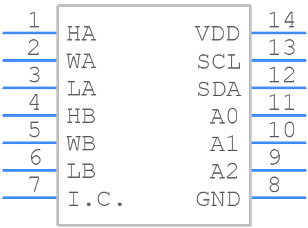 MAX5387MAUD+ - Analog Devices - PCB symbol