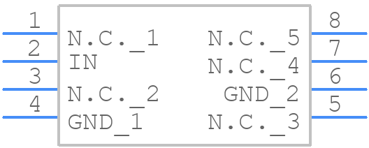 MAX6195BESA+ - Analog Devices - PCB symbol