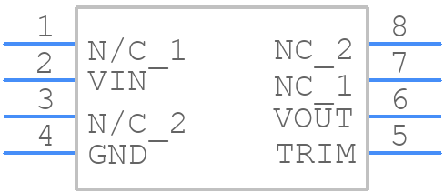 MAX6350CPA+ - Analog Devices - PCB symbol