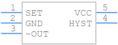 MAX6509HAUK+T - Analog Devices - PCB symbol