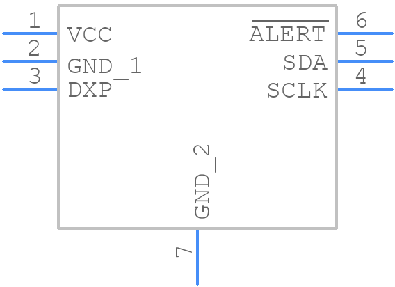 MAX6642ATT90+T - Analog Devices - PCB symbol