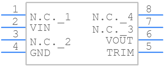 MAX674ESA+ - Analog Devices - PCB symbol