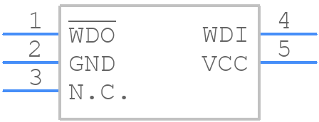 MAX6814XK+T - Analog Devices - PCB symbol