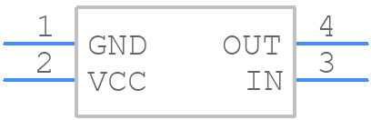 MAX837EUS+T - Analog Devices - PCB symbol