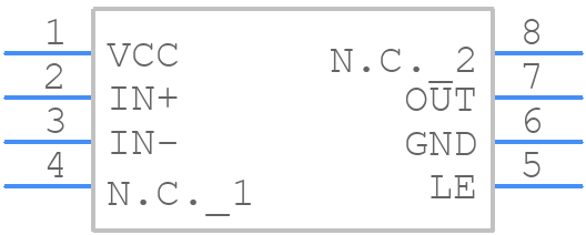 MAX9109ESA+ - Analog Devices - PCB symbol