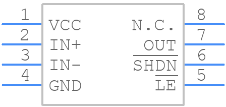 MAX9141ESA+ - Analog Devices - PCB symbol