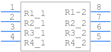 CAY16-153J4LF - Bourns - PCB symbol