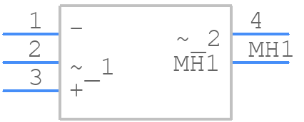 KBPC601 - Diotec - PCB symbol
