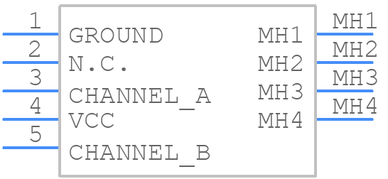 ENT1D-D28-L00100L - Bourns - PCB symbol