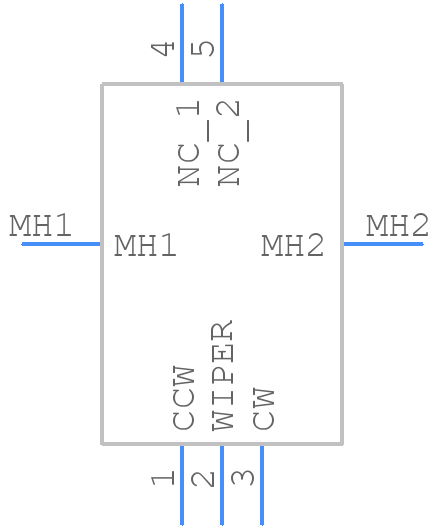 PRS11S-N20F-503B1 - Bourns - PCB symbol