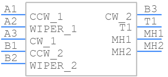 PSM01-082A-103B2 - Bourns - PCB symbol
