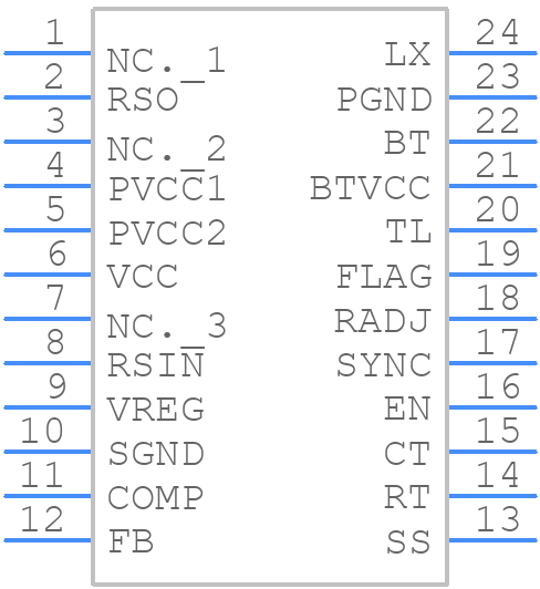 AN33014UA-VB - Panasonic - PCB symbol