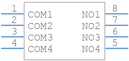 EDSP04SGLNNTU04 - TE Connectivity - PCB symbol