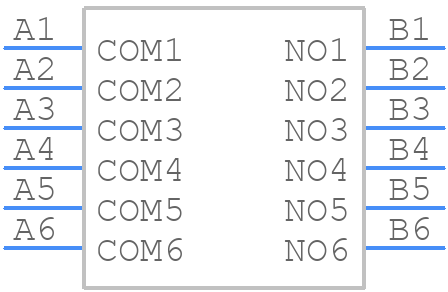 EDSP06SGLNNTU04 - TE Connectivity - PCB symbol