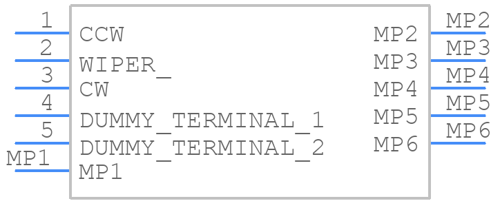 RK1191110001 - ALPS Electric - PCB symbol