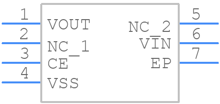 XC6702D331ER-G - Torex - PCB symbol