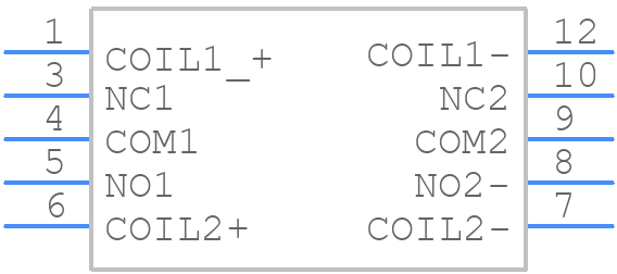 EC2-12TNU - Yageo Group - PCB symbol