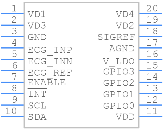 AS7026GG - ams OSRAM - PCB symbol