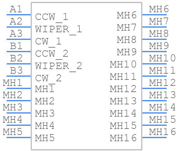 PS100-2B1BR500 - TT Electronics - PCB symbol