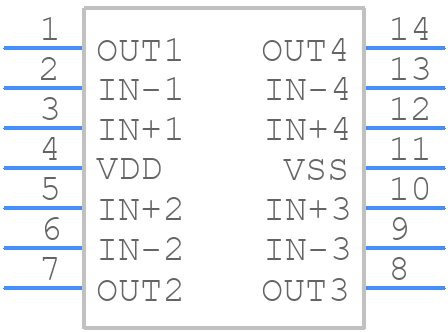 NCV20074DTBR2G - onsemi - PCB symbol