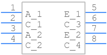 ILD205T - Vishay - PCB symbol