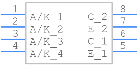 ILD620GB - Vishay - PCB symbol