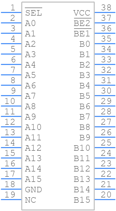 ADG3247BRUZ - Analog Devices - PCB symbol