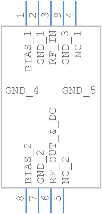 CMA-545G1+ - Mini-Circuits - PCB symbol