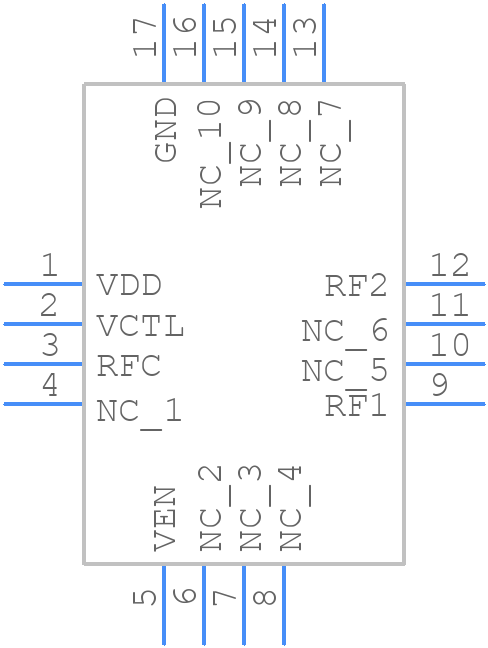 RFSW6024 - Qorvo - PCB symbol