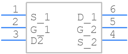 SI1926DL-T1-GE3 - Vishay - PCB symbol