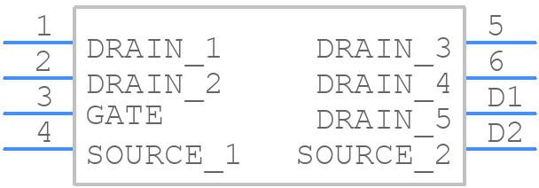 SIA449DJ-T1-GE3 - Vishay - PCB symbol